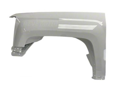 Replacement OEM Fender; Driver Side; Olympic White (14-18 Silverado 1500)