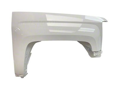 Replacement OEM Fender; Passenger Side; Olympic White (14-18 Silverado 1500)