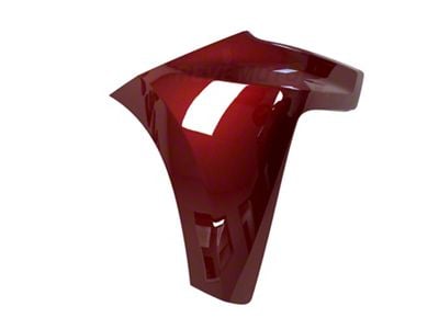 Replacement OEM Front Bumper End Cap Extension; Passenger Side; Glory Red Metallic 2 (19-21 Silverado 1500; 2022 Silverado 1500 LTD)