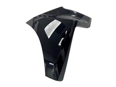 Replacement OEM Front Bumper End Cap Extension; Passenger Side; Black (19-21 Silverado 1500; 2022 Silverado 1500 LTD)