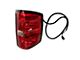 Replacement Tail Light; Chrome Housing; Red Lens; Passenger Side (16-18 Silverado 1500 w/ Factory Halogen Tail Lights)