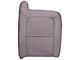 Replacement Top Seat Cover; Driver Side; Dark Pewter/Gray Leather (03-06 Silverado 1500)