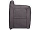 Replacement Top Seat Cover; Driver Side; Very Dark Pewter/Gray Leather (03-06 Silverado 1500)
