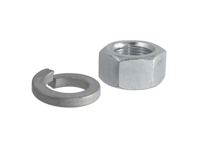 Replacement Trailer Ball Nut and Washer for 1-Inch Shank