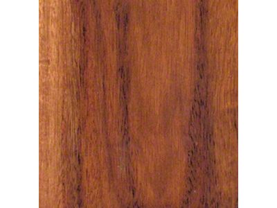 RETROLINER Real Wood Bed Liner; Black Walnut Wood; HydroShine Finish; Mild Steel Punched Bed Strips (19-24 Silverado 1500 w/ 6.50-Foot Standard Box)