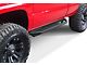 Rocker Armor Side Step Bars; Matte Black (99-06 Silverado 1500 Regular Cab)