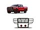 Rugged Heavy Duty Grille Guard with 7-Inch Red Round LED Lights; Black (19-21 Silverado 1500; 2022 Silverado 1500 LTD)