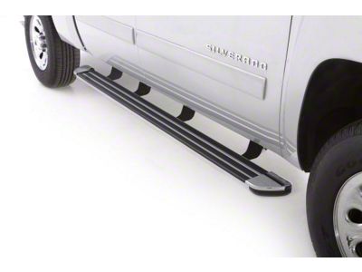 Crossroads Running Boards; Chrome (07-18 Silverado 1500 Extended/Double Cab)