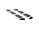 Regal 7-Inch Oval Side Step Bars without Mounting Brackets; Polished Stainless (14-25 Silverado 1500 Crew Cab w/ 6.50-Foot Standard Box)