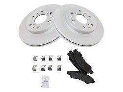 Semi-Metallic 6-Lug Brake Rotor and Pad Kit; Front (07-18 Silverado 1500)