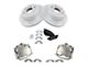 Semi-Metallic 6-Lug Brake Rotor, Pad and Caliper Kit; Rear (07-13 Silverado 1500 w/ Rear Disc Brakes)