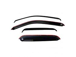 Side Window Deflectors; Smoked (99-06 Silverado 1500 Extended Cab)