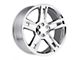 Silverado Replica Chrome 6-Lug Wheel; 22x9; 24mm Offset (19-25 Silverado 1500)