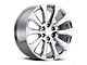 Silverado Split Replica Chrome 6-Lug Wheel; 22x9; 28mm Offset (19-25 Silverado 1500)