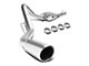 Single Exhaust System with Polished Tip; Side Exit (07-13 4.8L Silverado 1500)