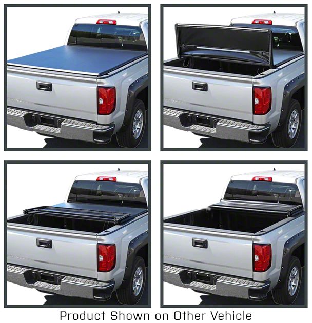 Silverado 1500 Soft Tri-Fold Tonneau Cover (19-24 Silverado 1500 W/ 6. ...