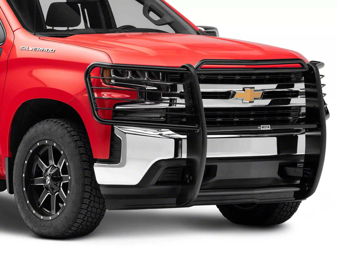 Silverado 1500 Sportsman Grille Guard; Black (1921 Silverado 1500