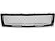 Squared Mesh Style Upper Replacement Grille; Black (07-13 Silverado 1500)