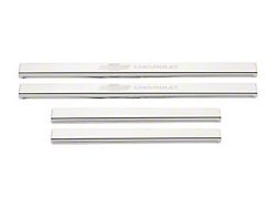 Putco Stainless Steel Door Sills with Bow Tie Etching (19-25 Silverado 1500 Crew Cab)