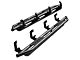 Star Armor Side Step Bars; Textured Black (19-25 Silverado 1500 Crew Cab)