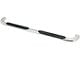 Platinum 4-Inch Oval Side Step Bars; Stainless Steel (14-18 Silverado 1500 Double Cab)