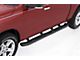 5-Inch Oval Bent Nerf Side Step Bars; Black (07-18 Silverado 1500 Extended/Double Cab)