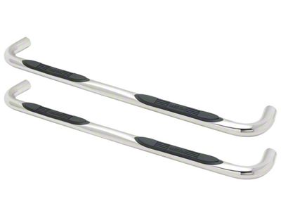 E-Series 3-Inch Nerf Side Step Bars; Stainless Steel (14-18 Silverado 1500 Crew Cab)