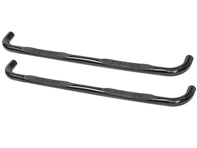 E-Series 3-Inch Nerf Side Step Bars; Black (14-18 Silverado 1500 Crew Cab)