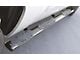 5-Inch Oval Wheel-To-Wheel Nerf Side Step Bars; Polished Stainless (19-25 Silverado 1500 Crew Cab w/ 5.80-Foot Short Box)