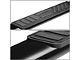 5-Inch Oval Side Step Bars; Black (04-14 Silverado 1500 Crew Cab)