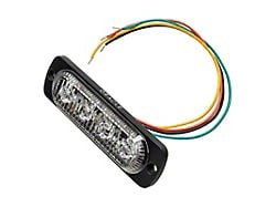 Oracle 4-LED Slim Strobe Light; Red (Universal; Some Adaptation May Be Required)