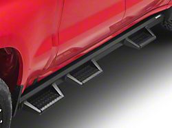 Superior Side Step Bars; Black (19-25 Silverado 1500 Crew Cab)