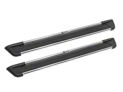 Sure-Grip Running Boards; Brushed Aluminum (14-18 Silverado 1500 Regular Cab)