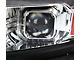 Switchback Sequential LED Bar Projector Headlights; Chrome Housing; Clear Lens; Black Trim (14-15 Silverado 1500)