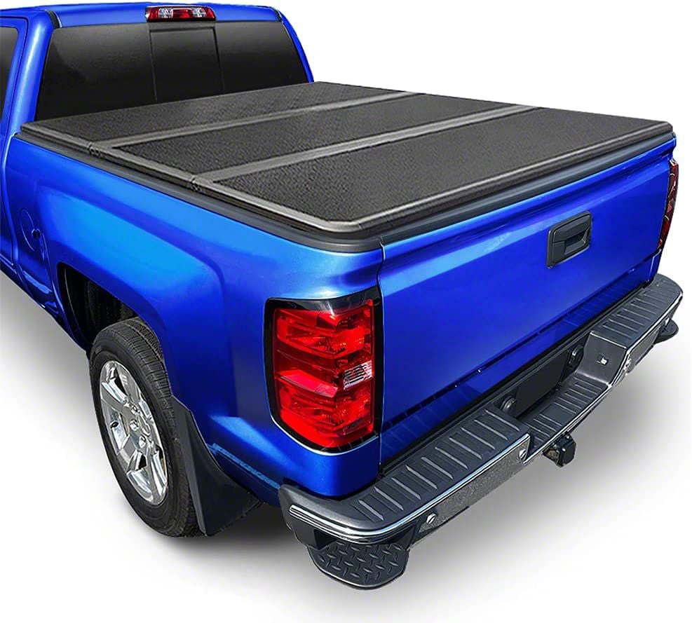 Silverado 1500 T5 Alloy Hardtop Tri-Fold Tonneau Cover (14-18 Silverado ...