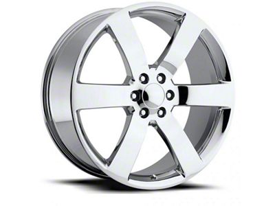 Tahoe Replica Chrome 6-Lug Wheel; 22x9; 22mm Offset (19-25 Silverado 1500)