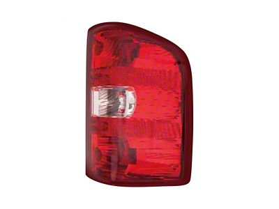 Replacement Tail Light; Chrome Housing; Red/Clear Lens; Passenger Side (10-11 Silverado 1500)