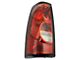 Tail Light; Chrome Housing; Red/Clear Lens; Driver Side (04-06 Silverado 1500 Fleetside)