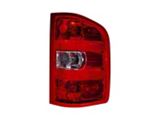 Replacement Tail Light; Chrome Housing; Red/Clear Lens; Passenger Side (07-13 Silverado 1500)