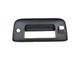 Tailgate Handle Bezel with Lock Provision and Backup Camera Opening; Paint to Match Black (07-13 Silverado 1500)