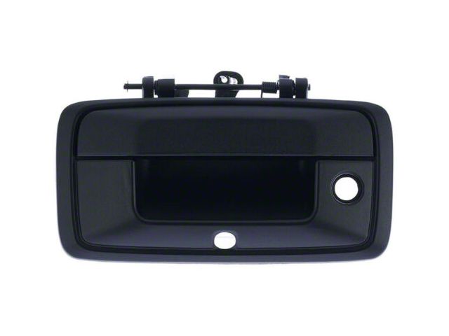 Tailgate Handle; Black; With Backup Camera (16-18 Silverado 1500)