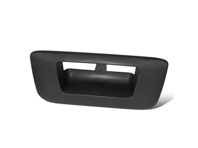 Tailgate Handle Cover; Textured Black (07-13 Silverado 1500)