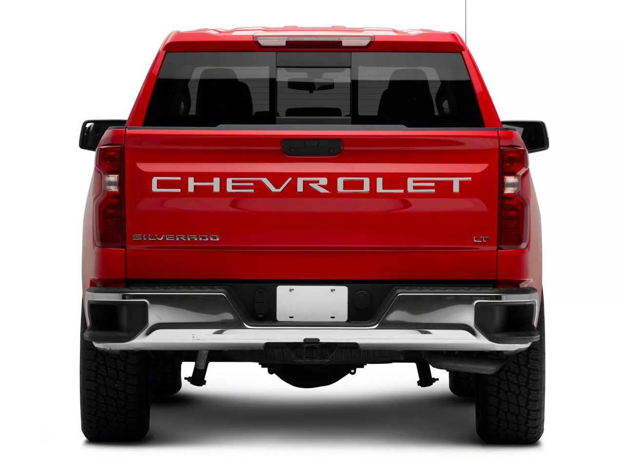 Chevy Silverado hotsell Chrome Rear Tailgate Letters ( FITS 2019-2020) Stainless Steel no plastic.