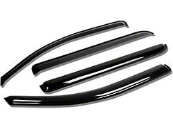 Tape-On Wind Deflectors Window Visors; Smoked (14-18 Silverado 1500)