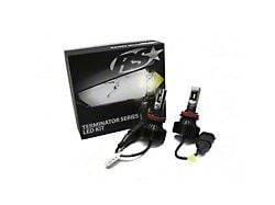 Terminator Series Fan-less LED Headlight Bulbs; High Beam; 9005 (99-15 Silverado 1500)