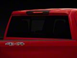 Third Brake Light Cover; Carbon Fiber Look (19-25 Silverado 1500)