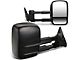 Towing Mirror; Powered; Heated; Black; Pair (03-06 Silverado 1500)