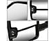 Towing Mirror; Manual; Amber Signal; Black; Pair (03-06 Silverado 1500)