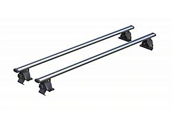 Traveler Cross Bar Roof Rack; Silver; 60-Inch (14-24 Silverado 1500)