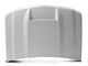 TYPE-RS Style Ram Air Hood; Unpainted (14-15 Silverado 1500)